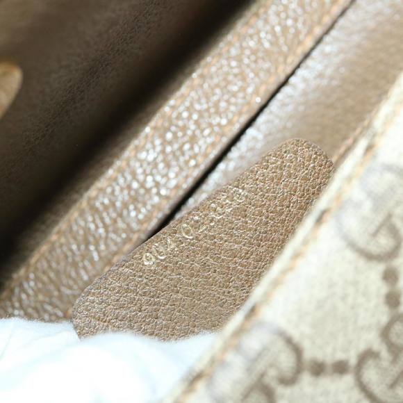 GUCCI GG Supreme Shoulder Bag PVC Beige 904 02 050 Auth hk1157 - Picture 12 of 16